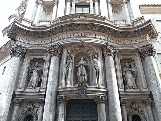 Kostol San Carlo alle Quattro Fontane, Francesco Borromini